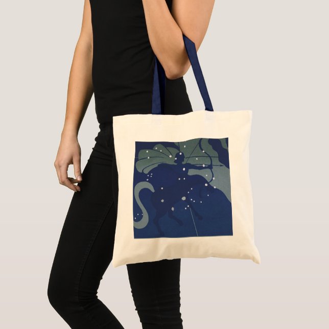 Bolso De Tela Astrología zodiaca vintage Constelación sagittariu (Anverso (producto))