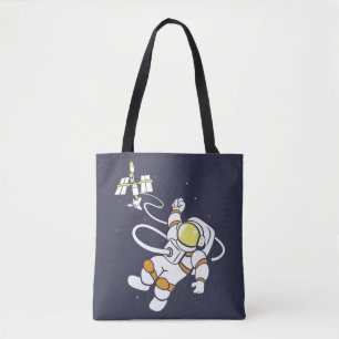 Bolso De Tela Astronauta