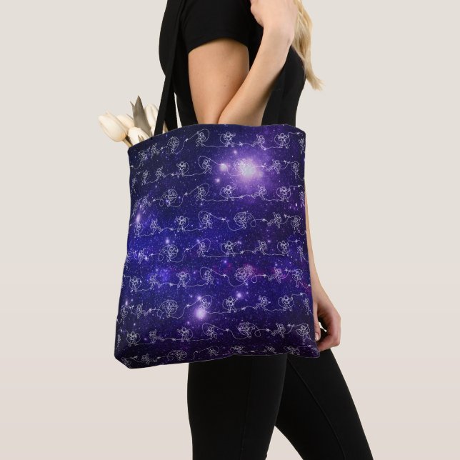 Bolso De Tela Astronauta (Detalle)
