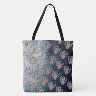 Bolso De Tela Astronauta