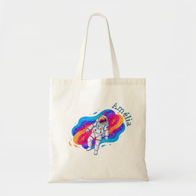 Bolso De Tela Astronauta (Frente)