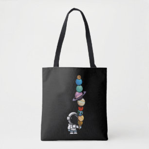 Bolso De Tela Astronauta con Cucharadas de Planet Scoops Helado
