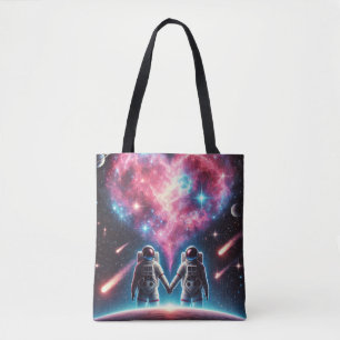 Bolso De Tela Astronauta de amor cósmico Tote Bag