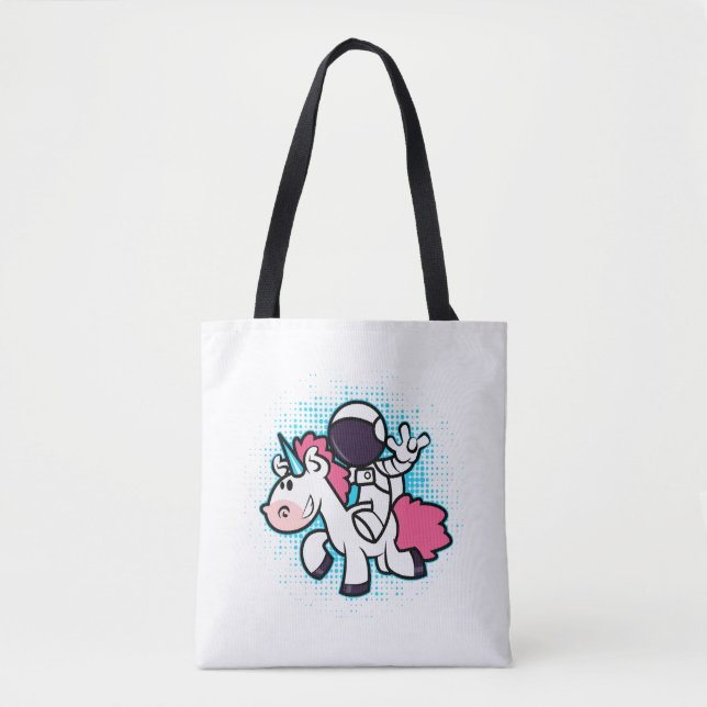 Bolso De Tela Astronauta de Unicorn (Anverso)