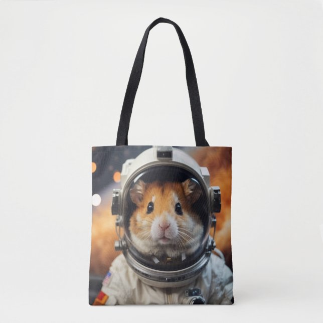 Bolso De Tela Astronauta del espacio ultraterrestre (Anverso)