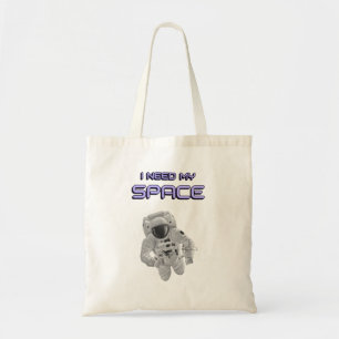 Bolso De Tela Astronauta divertida - Necesito mi espacio