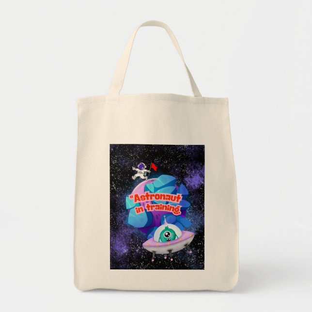 BOLSO DE TELA ASTRONAUTA EN FORMACIÓN (Frente)