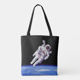 Bolso De Tela Astronauta Jetpack Spacewalk Earth Orbit Photo