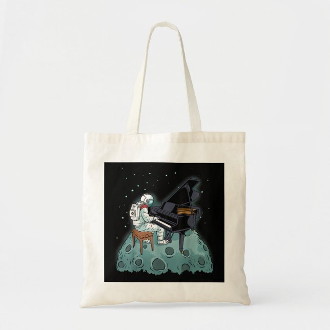 Bolso De Tela Astronauta Musi (Frente)