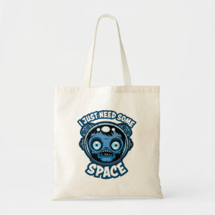 Bolso De Tela Astronauta zombiano necesita algo de espacio