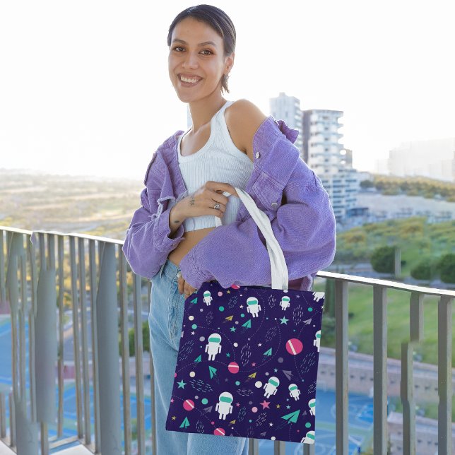 Bolso De Tela Astronautas (Subido por el creador)