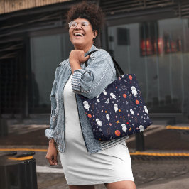 Bolso De Tela Astronautas personalizados