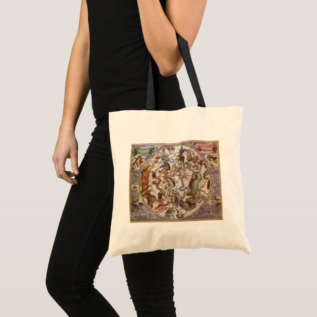 Bolso De Tela Astronomía de época, constelaciones del cielo meri (Anverso (producto))