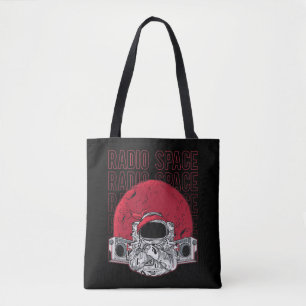Bolso De Tela Astronomía Radio Space Stars Music Lover Universe