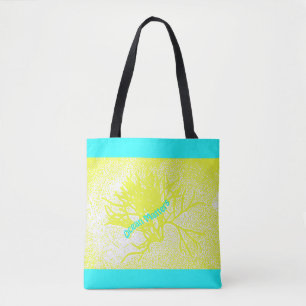 Bolso De Tela Asuntos oceánicos - Tote de color indio completo