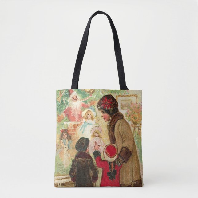 Bolso De Tela At The Toy Store Window (Anverso)