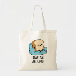 Bolso De Tela Ataque alrededor de divertida bolla de pan