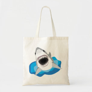 Bolso De Tela Ataque del tiburón - el gran tiburón blanco salt