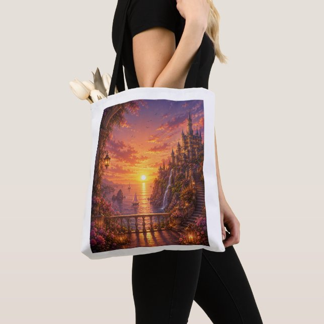 Bolso De Tela Atardecer (Detalle)