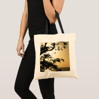 Bolso De Tela Atardecer a través de árboles II Fotografía tropic