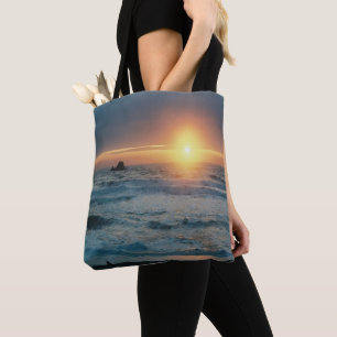 Bolso De Tela Atardecer/Capa de mar.....