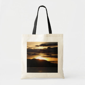 Bolso De Tela Atardecer de Alaska III Hermosa Fotografía de Alas