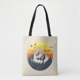 Bolso De Tela Atardecer de montaña