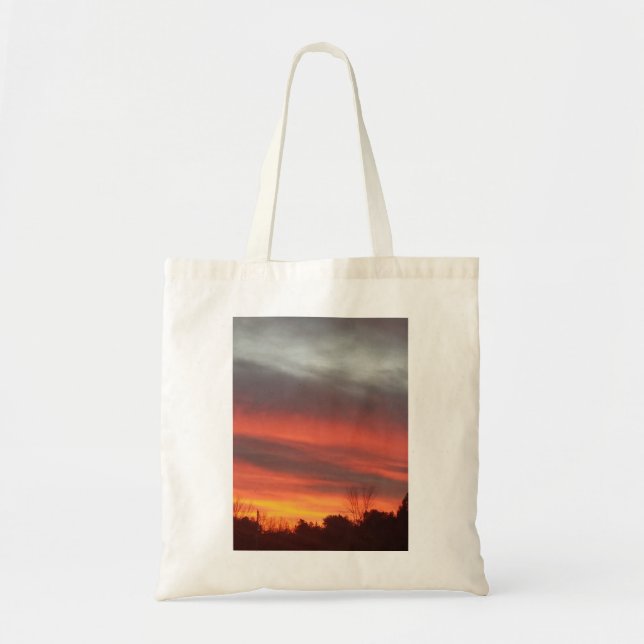 Bolso De Tela Atardecer de Nueva Inglaterra (Frente)