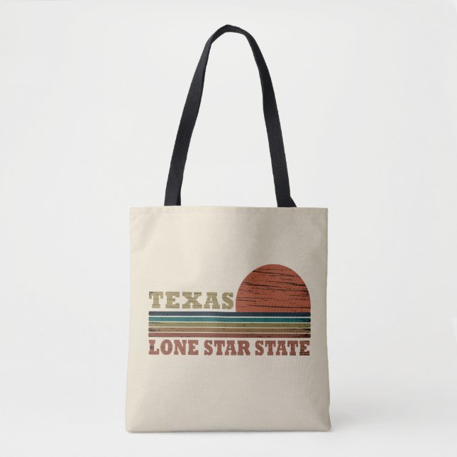 Bolso De Tela Atardecer de Texas (Anverso)