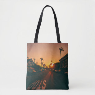 Bolso De Tela Atardecer en el horizonte