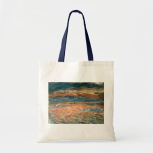 Bolso De Tela Atardecer en el mar por Pierre Renoir, Bella Artes