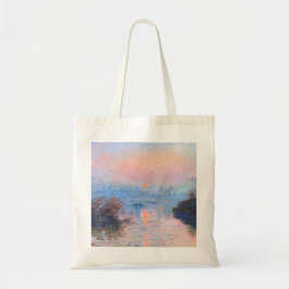 Bolso De Tela Atardecer en el Sena Claude Monet