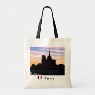 Bolso De Tela Atardecer en Notre Dame de París - París, Francia
