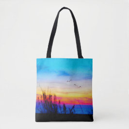 Bolso De Tela Atardecer Margarita 