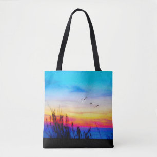 Bolso De Tela Atardecer Margarita