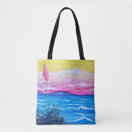 Bolso De Tela Atardecer Océano 