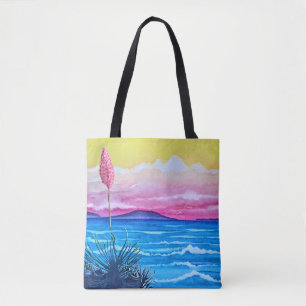 Bolso De Tela Atardecer Océano 