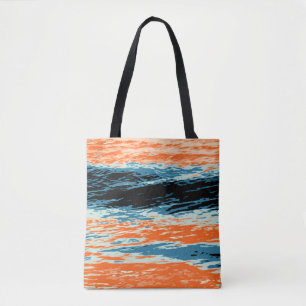 Bolso De Tela Atardecer/Océano/Onda/Mar