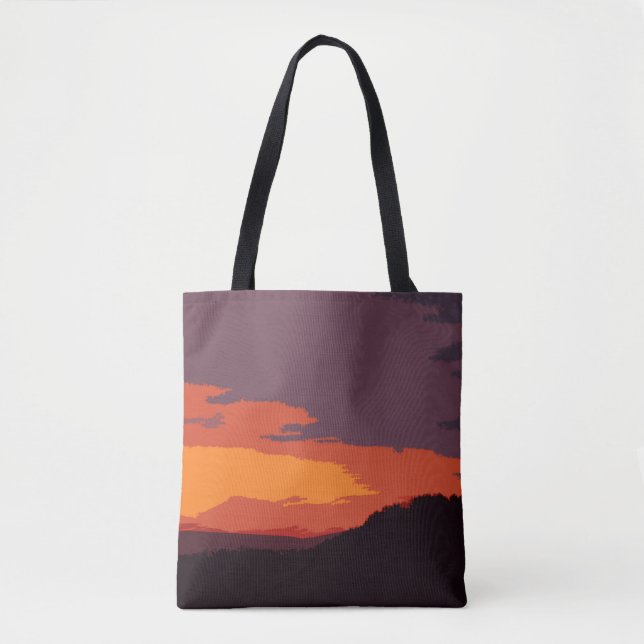 Bolso De Tela Atardecer simplificado (Anverso)