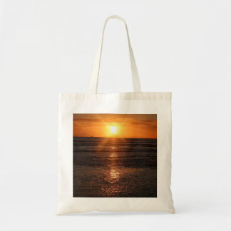 Bolso De Tela Atardecer sobre el mar