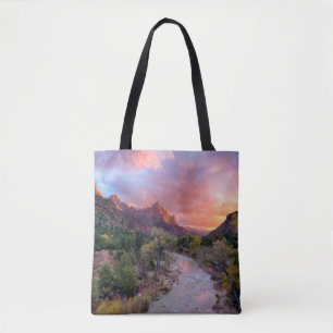 Bolso De Tela Atardecer sobre Watchman