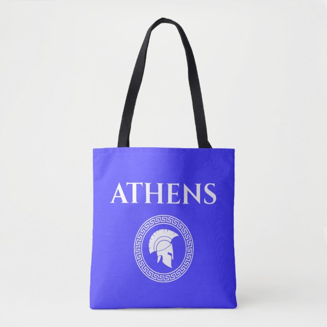 Bolso De Tela Atenas Espartano (Anverso)