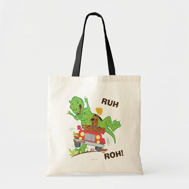 Bolso De Tela Atentado Scooby-Doo T-Rex (Frente)