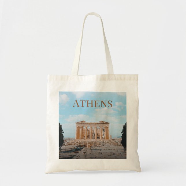 Bolso De Tela Athens Greece (Frente)