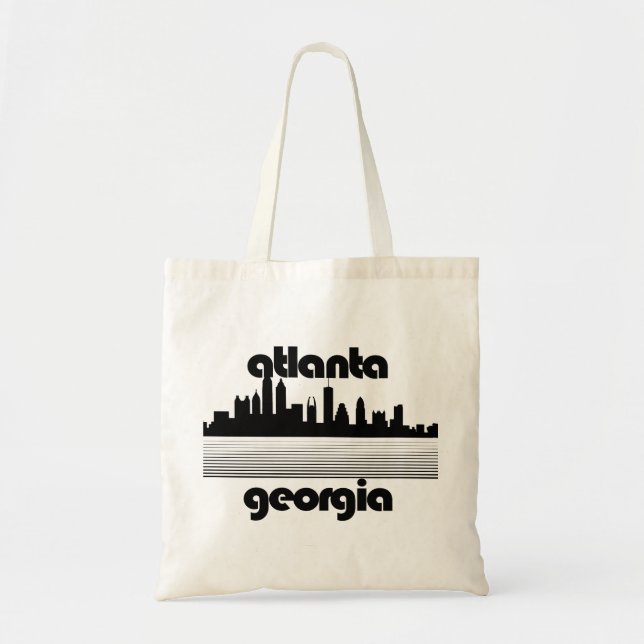 Bolso De Tela Atlanta Georgia (Frente)