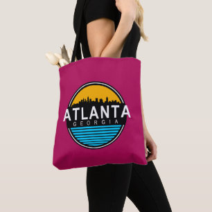Bolso De Tela Atlanta Georgia Skyline T-Shirt Tote Bag