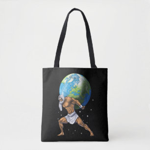Bolso De Tela Atlas de Dios de la mitología griega