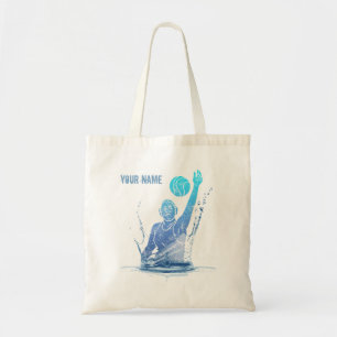 Bolso De Tela Atleta Deportivo Waterpolo Vintage Con Ball