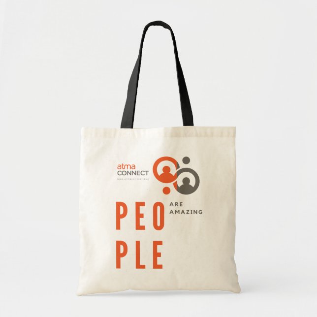 Bolso De Tela Atma: La gente es asombrosa (Frente)