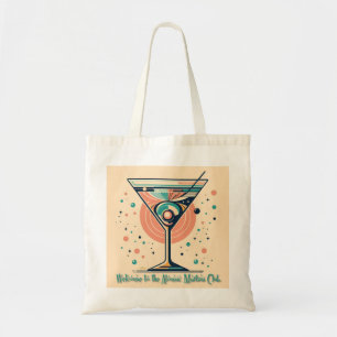Bolso De Tela Atomic Martini Club Retro Futurista Era Espacial